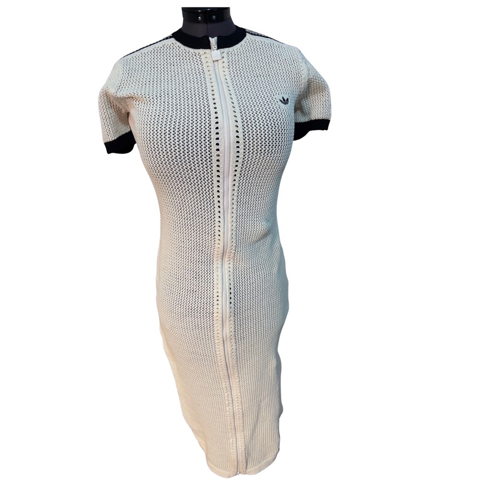 Adidas Cream Maxi Dress - Picture 4 of 5